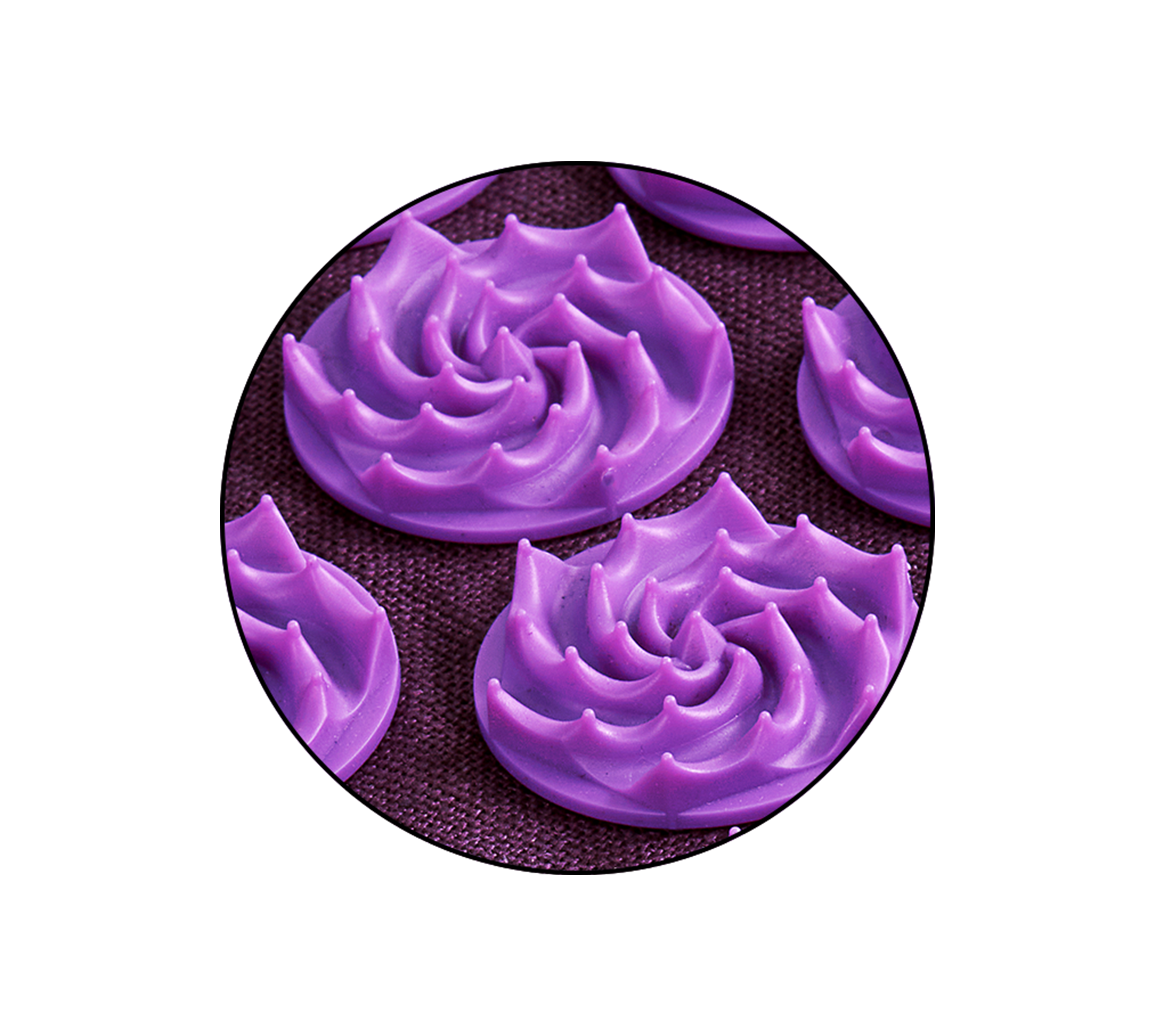 Килимок акупунктурний  4fizjo Eco Mat з подушкою 68x42 см Purple (4FJ0181) - фото 6