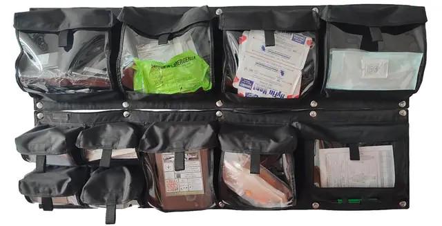 Органайзер медицинский для скорой/мобильного пункта с прозрачными карманами вариант 1+2+3+4 (27456057) - фото 6 Органайзер медицинский для скорой/мобильного пункта с прозрачными карманами вариант 1+2+3+4 (27456057) - фото 6