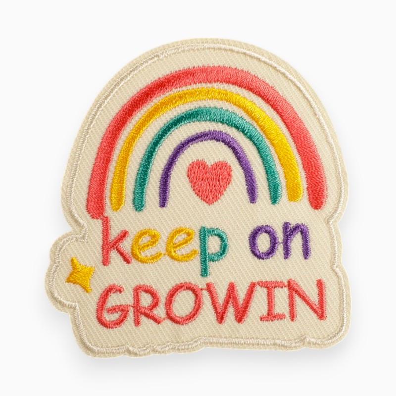 Термоаппликация Keep on Growin вышитая 7х6,9 см 1 шт. Разноцветный (АК7069б52)