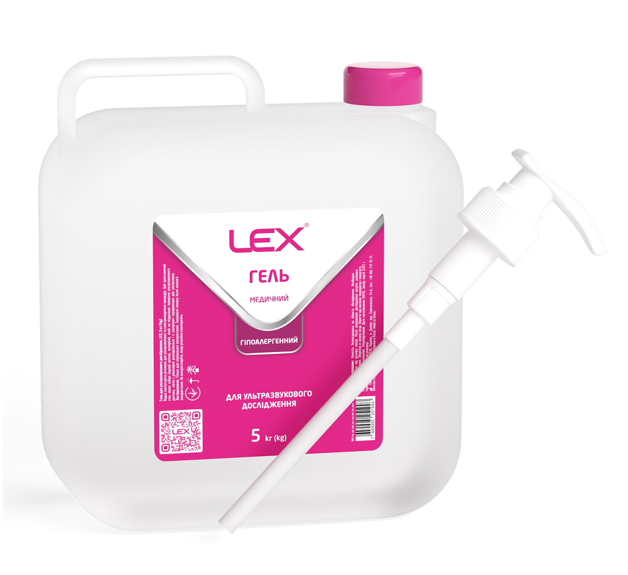 Гель для УЗИ Lex 5000 г (000006615)
