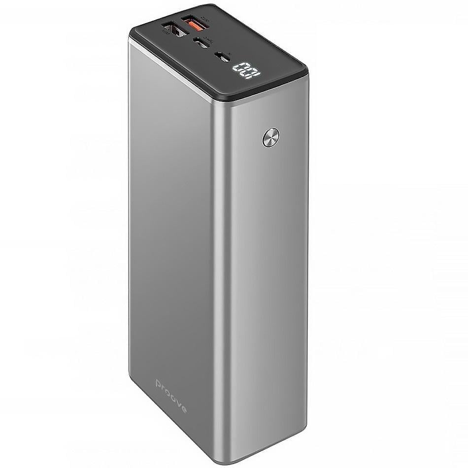 Зовнішній акумулятор повербанк для ноутбука Proove Metalskin 65W 30000mAh Gray (PBM365210004) Зовнішній акумулятор повербанк для ноутбука Proove Metalskin 65W 30000mAh Gray (PBM365210004)