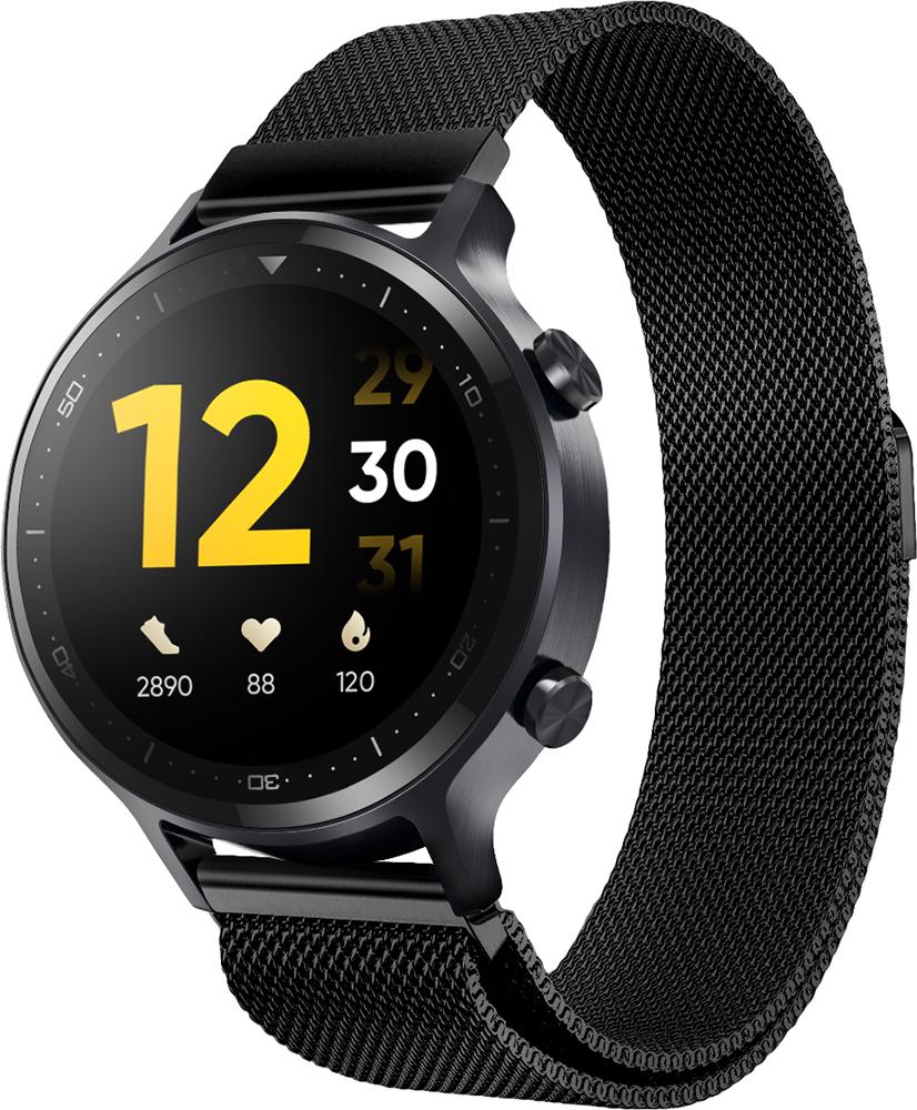 Ремешок Миланская Петля Milano Realme Watch S Black (22629)