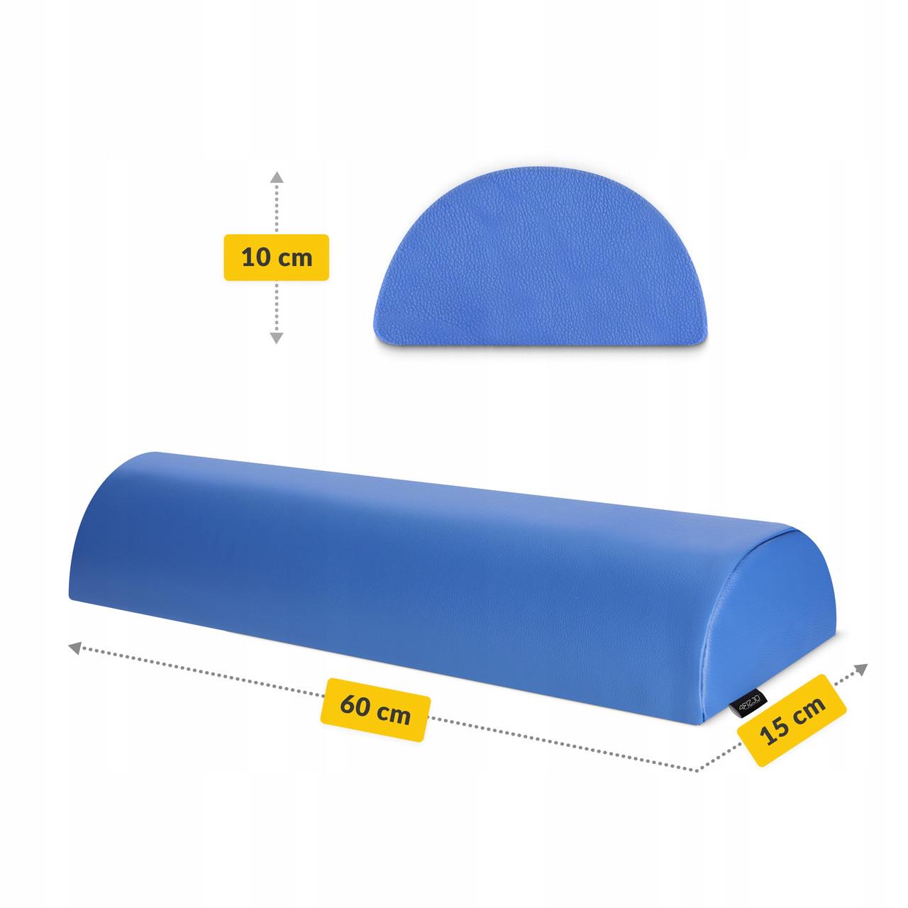 Полувалик 4fizjo для реабилитации и массажа 60х15х10 Blue (P-5907739319760) - фото 2 Полувалик 4fizjo для реабилитации и массажа 60х15х10 Blue (P-5907739319760) - фото 2