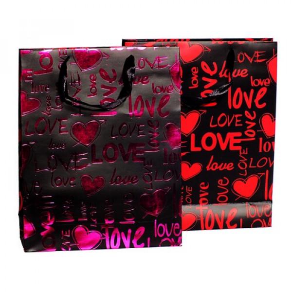 Набор пакетов Setadecor LOVE 13-722BLK 2 шт. Черный с красным (IR00020) Набор пакетов Setadecor LOVE 13-722BLK 2 шт. Черный с красным (IR00020)