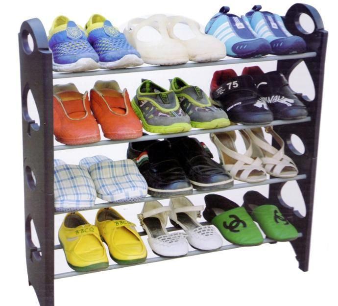 Органайзер для взуття Stackable Shoe Rack Black (2_006404) - фото 2