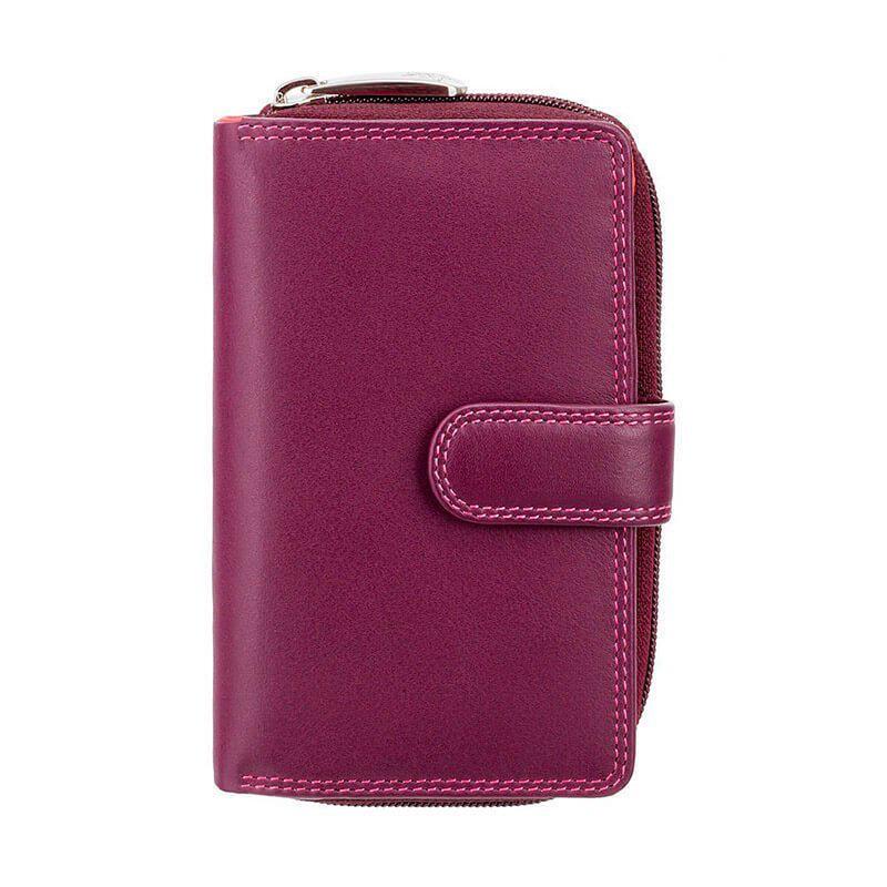 Кошелек женский кожаный Visconti Carmelo Plum Multi (R13 PLUM MULTI)