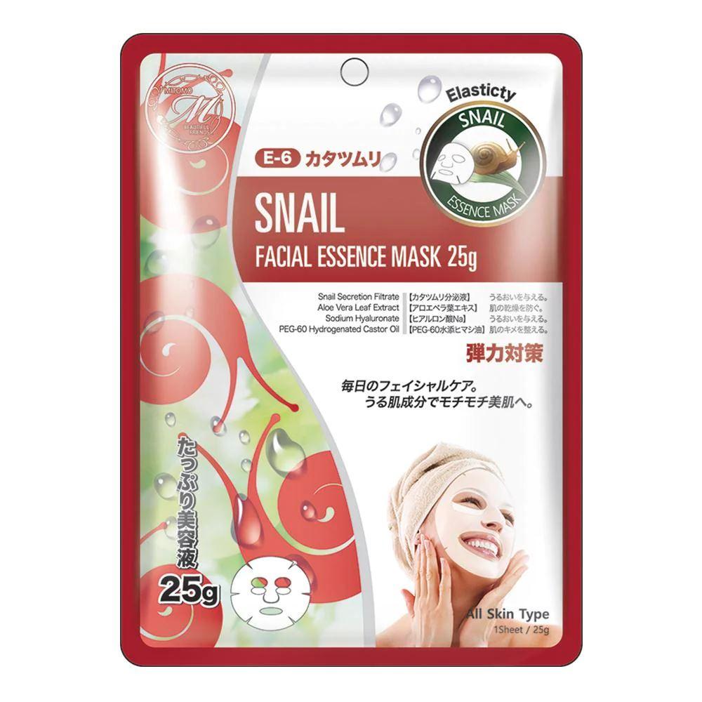 Маска для лица MITOMO 512 тканевая с экстрактом улитки 1 шт.