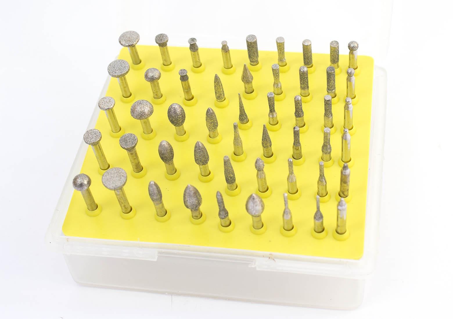 Шарошки алмазные для гравера YDS 50 шт. зерно 180 шт. мелкие насадки Шарошки алмазные для гравера YDS 50 шт. зерно 180 шт. мелкие насадки