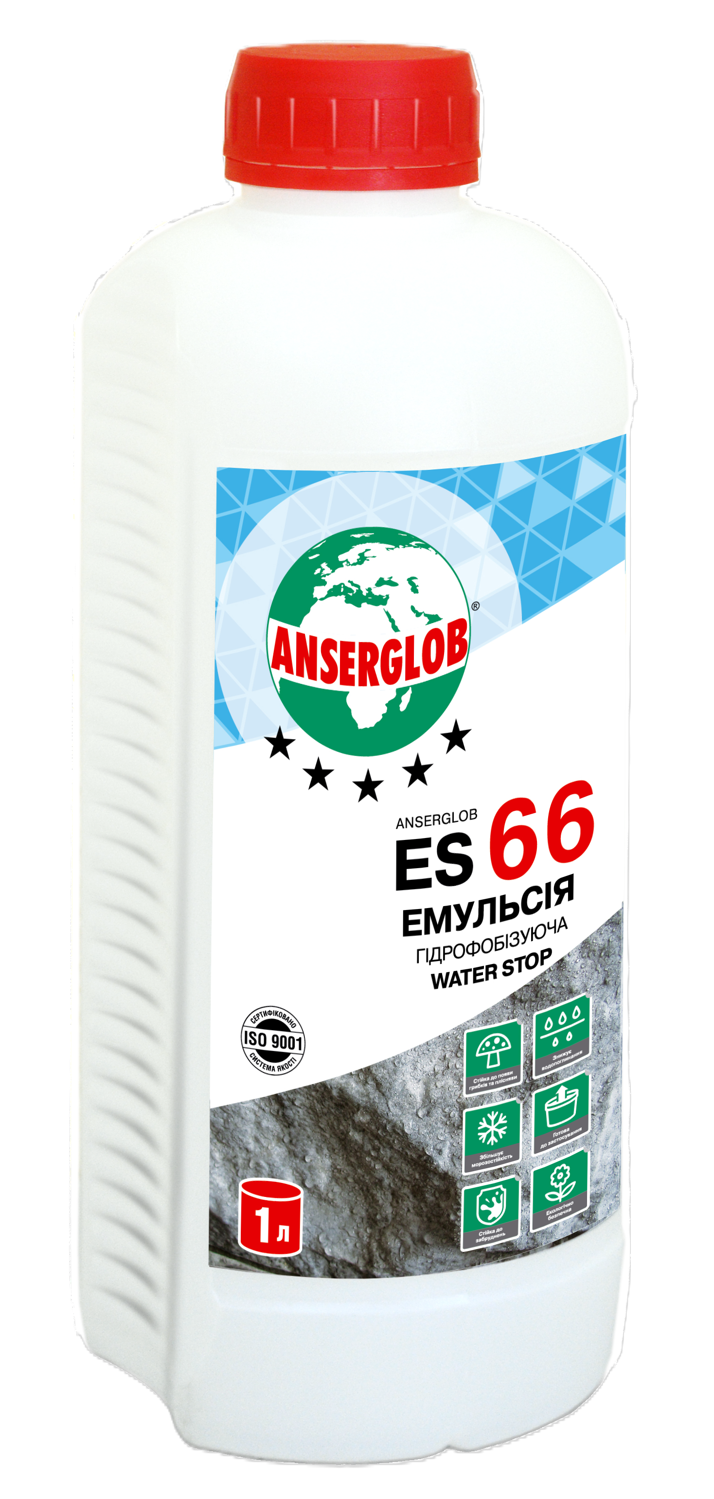 Емульсiя ES 66 Water Stop гiдрофобізуюча 1 л (16016)