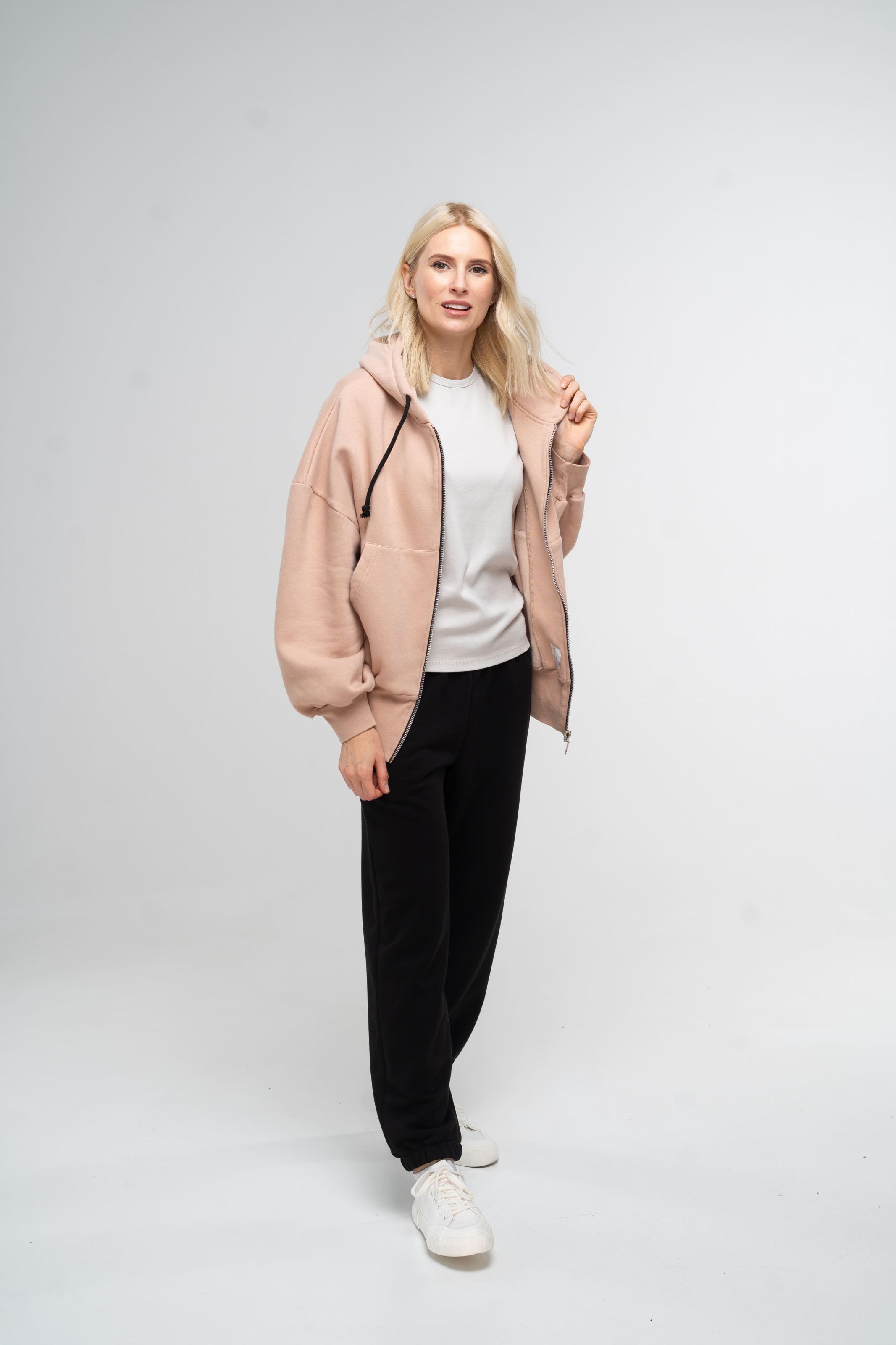 Толстовка жіноча утеплена ROZA 220104 L Піщаник (4824005663550) - фото 6 Толстовка жіноча утеплена ROZA 220104 L Піщаник (4824005663550) - фото 6