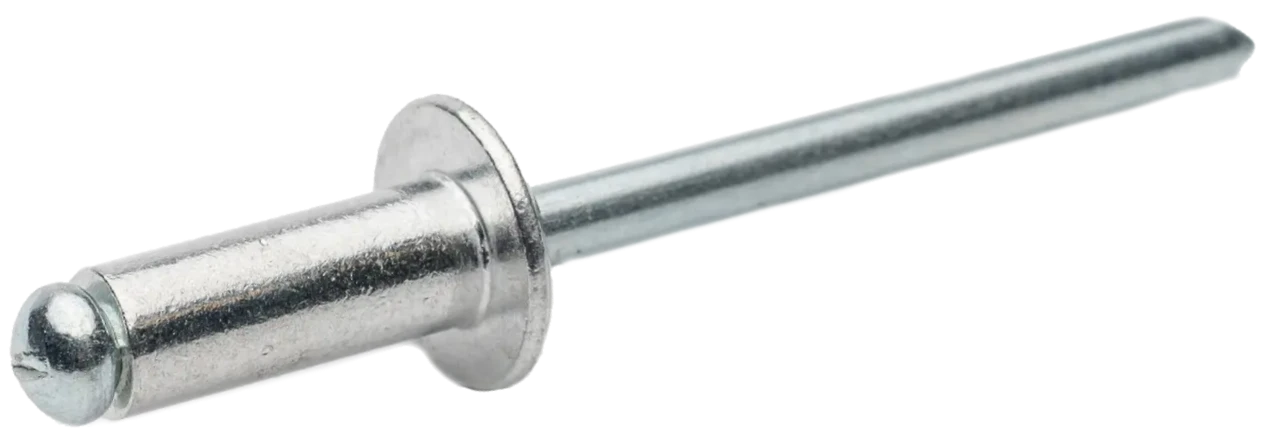 Заклепка DIN7337 6х18 Al/St К з плоскою головкою 20 шт. (121672)