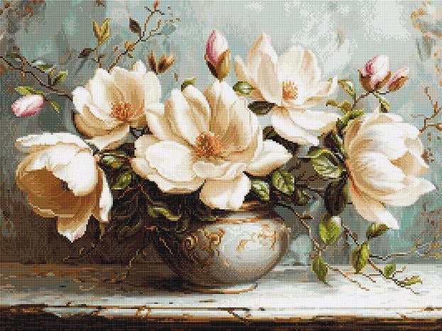 Набор для вышивания крестиком G707 Таинственные магнолии