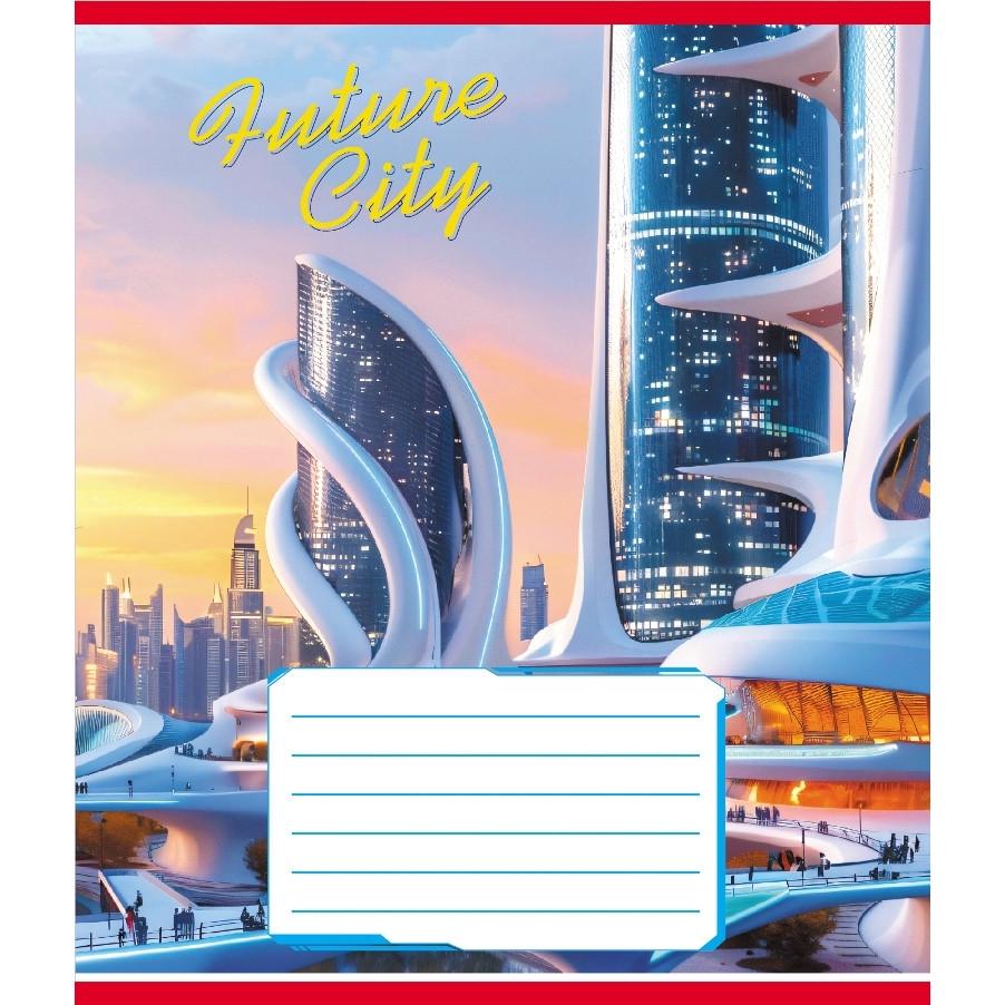 Шкільний зошит Міста майбутнього 024-550177K-2 в клітинку 24 аркуші (RLT55258)