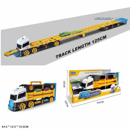 Дитячий ігровий Трейлер Fun Game E7019 автомагістраль з 2 машинками 1,25 м (2424688274) - фото 5 Дитячий ігровий Трейлер Fun Game E7019 автомагістраль з 2 машинками 1,25 м (2424688274) - фото 5
