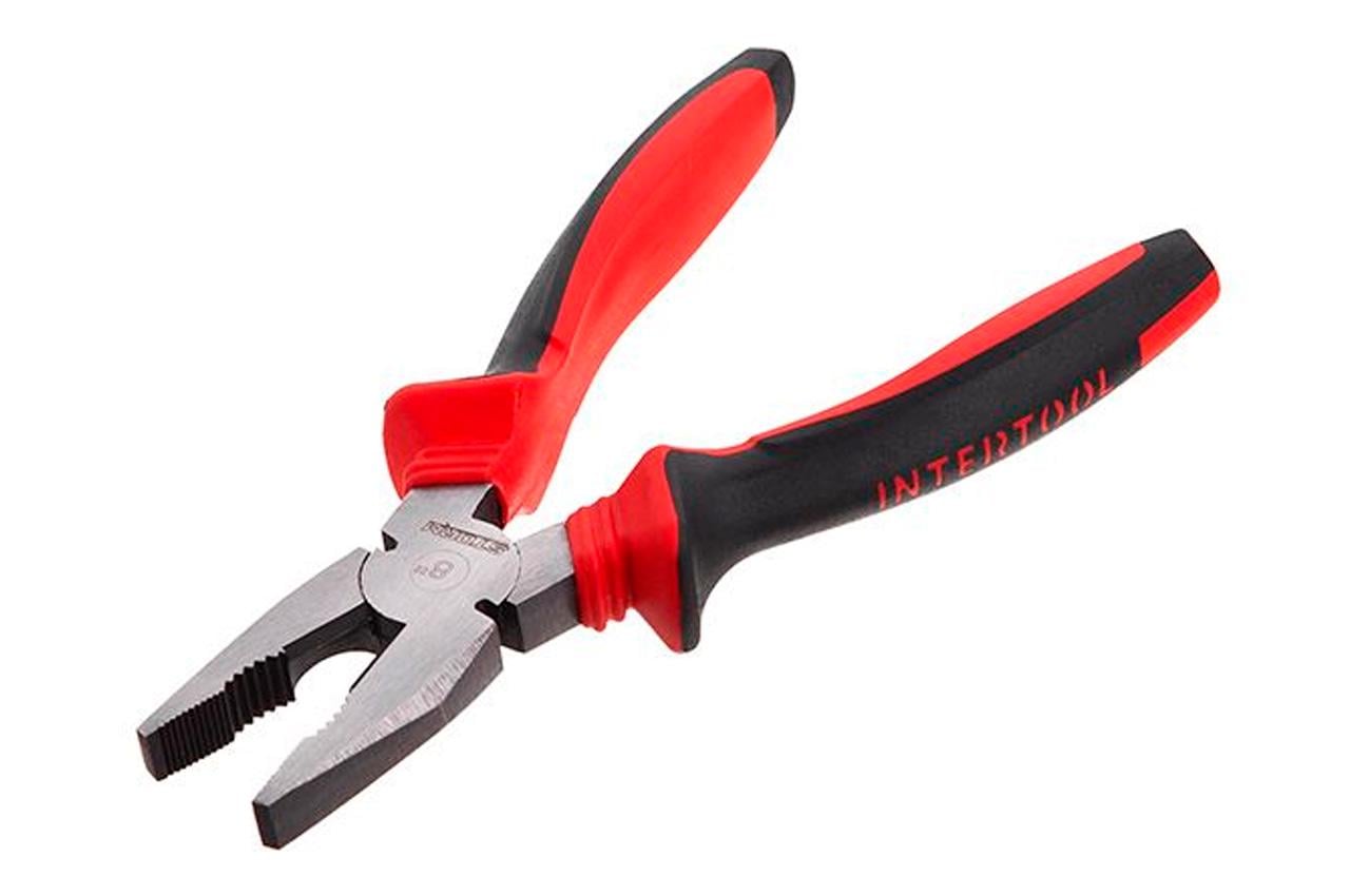 Плоскогубці Intertool фосфат 200 мм (NT-0120)