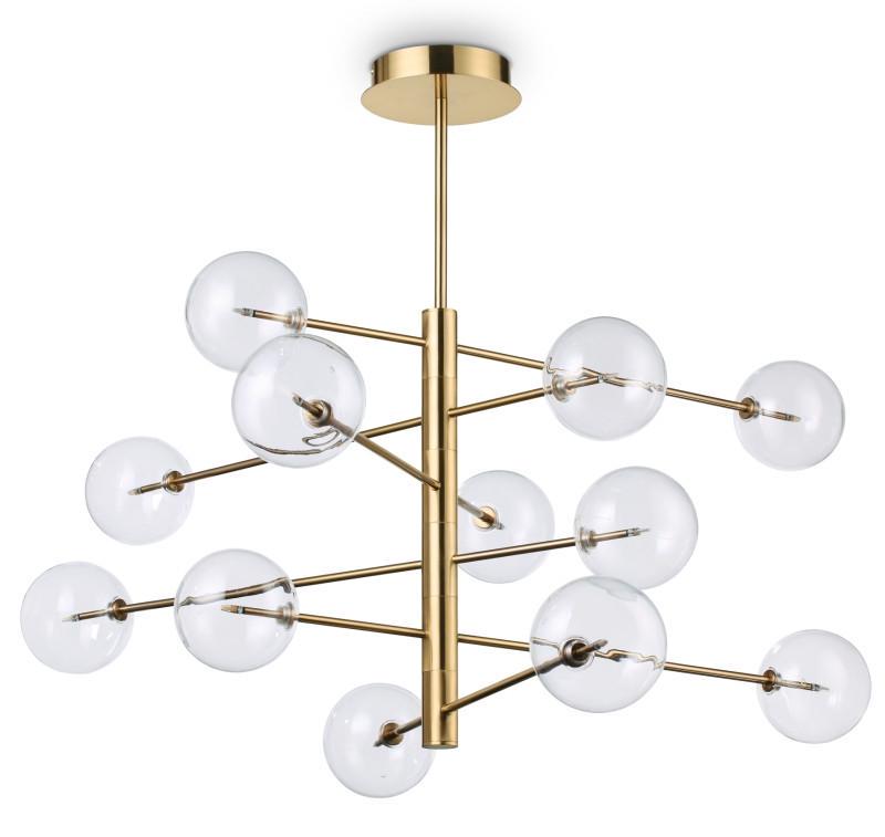 Люстра Ideal Lux Equinoxe Sp12 Ottone Antico (200125)