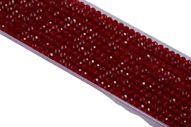 Бусины Swarovski рондель огранки 2,5х2 мм 170 шт. Красный (БС0202а28)