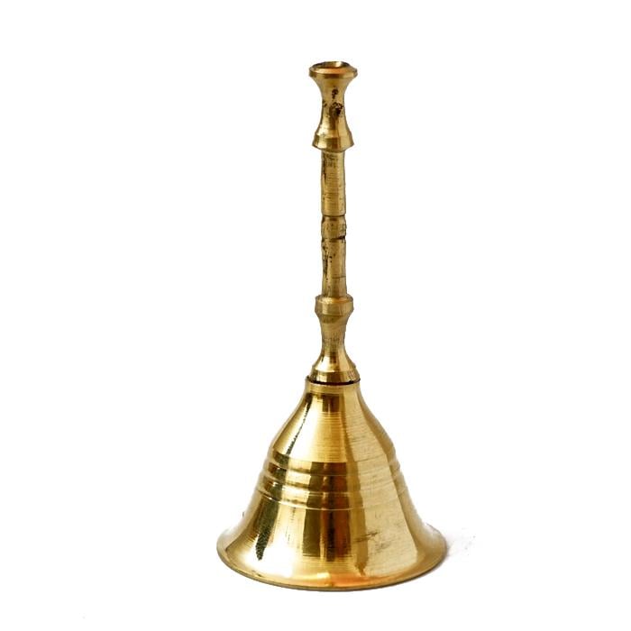 Дзвіночок латунний Гханта з ручкою №12 (9070426)