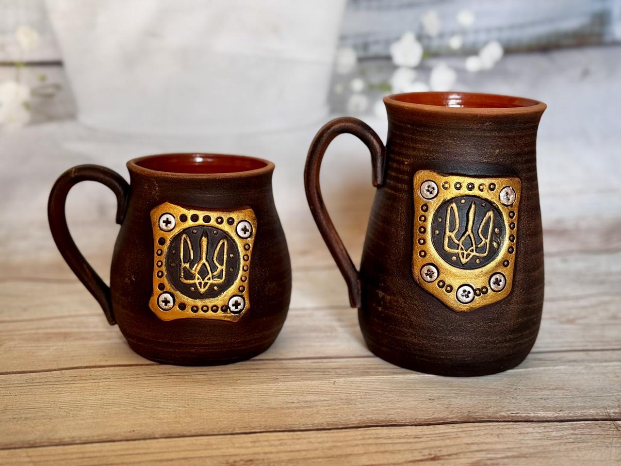 Чашка глиняна з Гербом України 600 мл (2563599886) - фото 9 Чашка глиняна з Гербом України 600 мл (2563599886) - фото 9