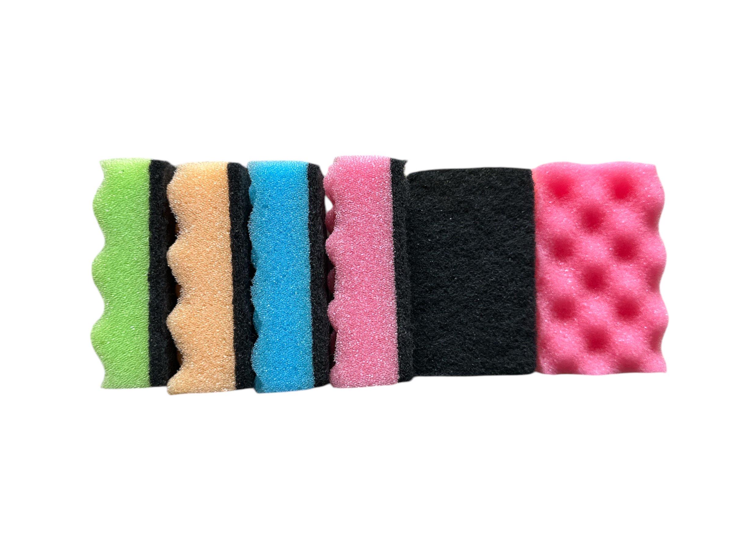 Губка кухонна Vivat Максі з рифленою поверхнею 6 шт. (26133049) - фото 3