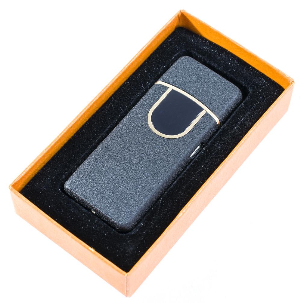 Електрозапальничка спіральна Classic Fashionable акумуляторна USB Сірий