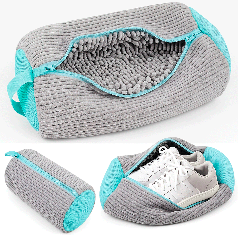 Мешок для стирки обуви 39х19 см Синий