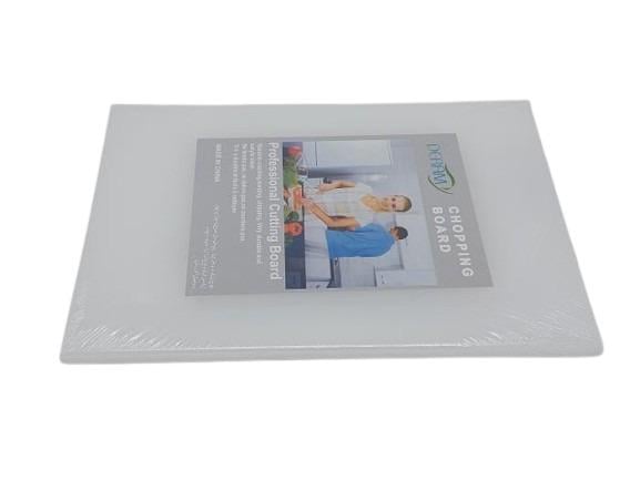 Доска для разделки мяса профессиональная пластиковая 32x22 см толщина 1,4 см Белый (20123)