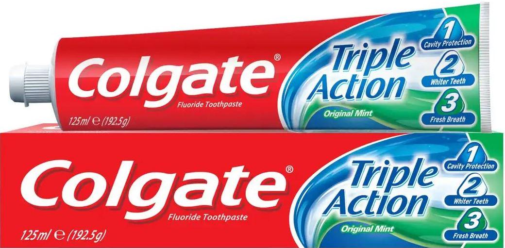 Зубная паста Colgate Triple Аction Mint 125 мл (15376)