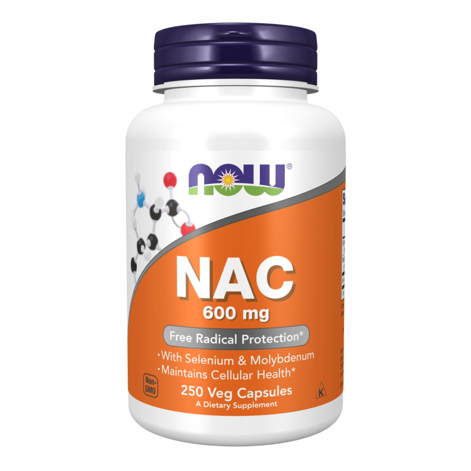 Натуральная добавка Nac-Acetyl Cysteine 600 mg 250 vcaps (2022-10-2542)