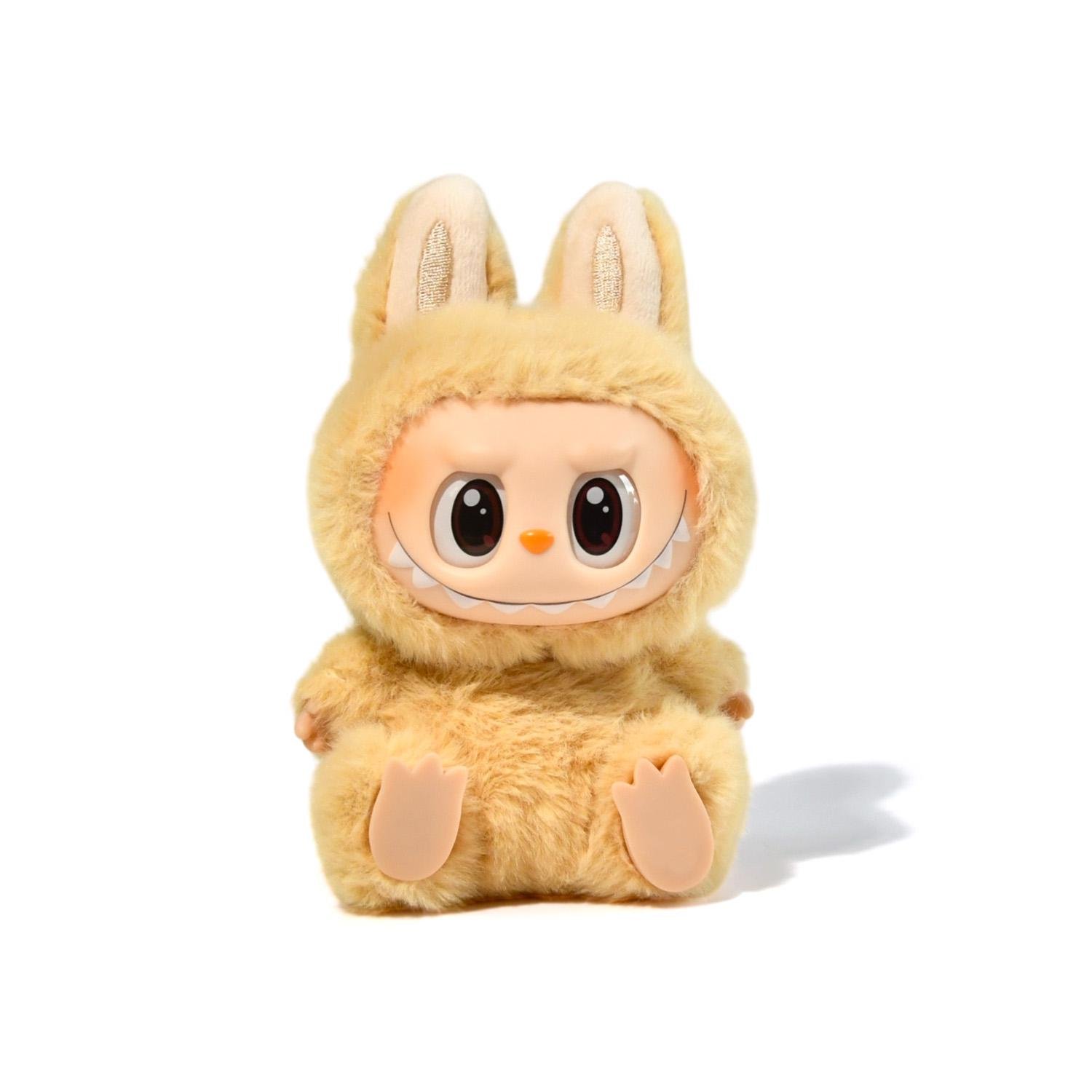 Мягкая игрушка Лабубу коллекционная 15 см Желтый - фото 1 Мягкая игрушка Лабубу коллекционная 15 см Желтый - фото 1