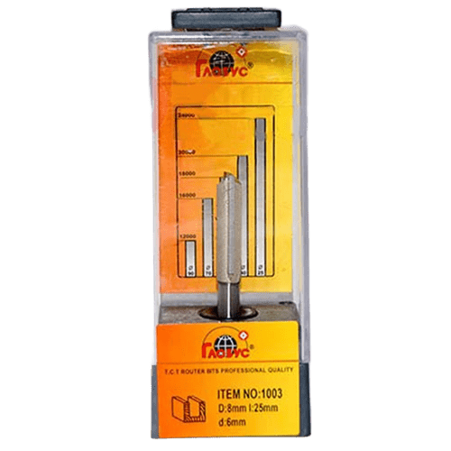 Фреза по дереву пазовая прямая 1003 D8 h25 d8 Фреза по дереву пазовая прямая 1003 D8 h25 d8