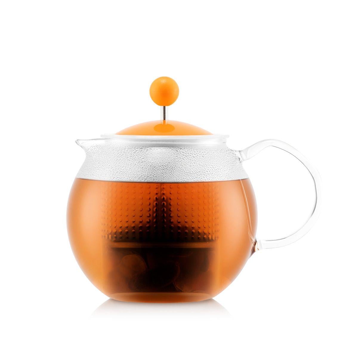 Чайний прес BODUM 1823-449B-Y21 зі скляною ручкою та пластиковою кришкою 0,5 л