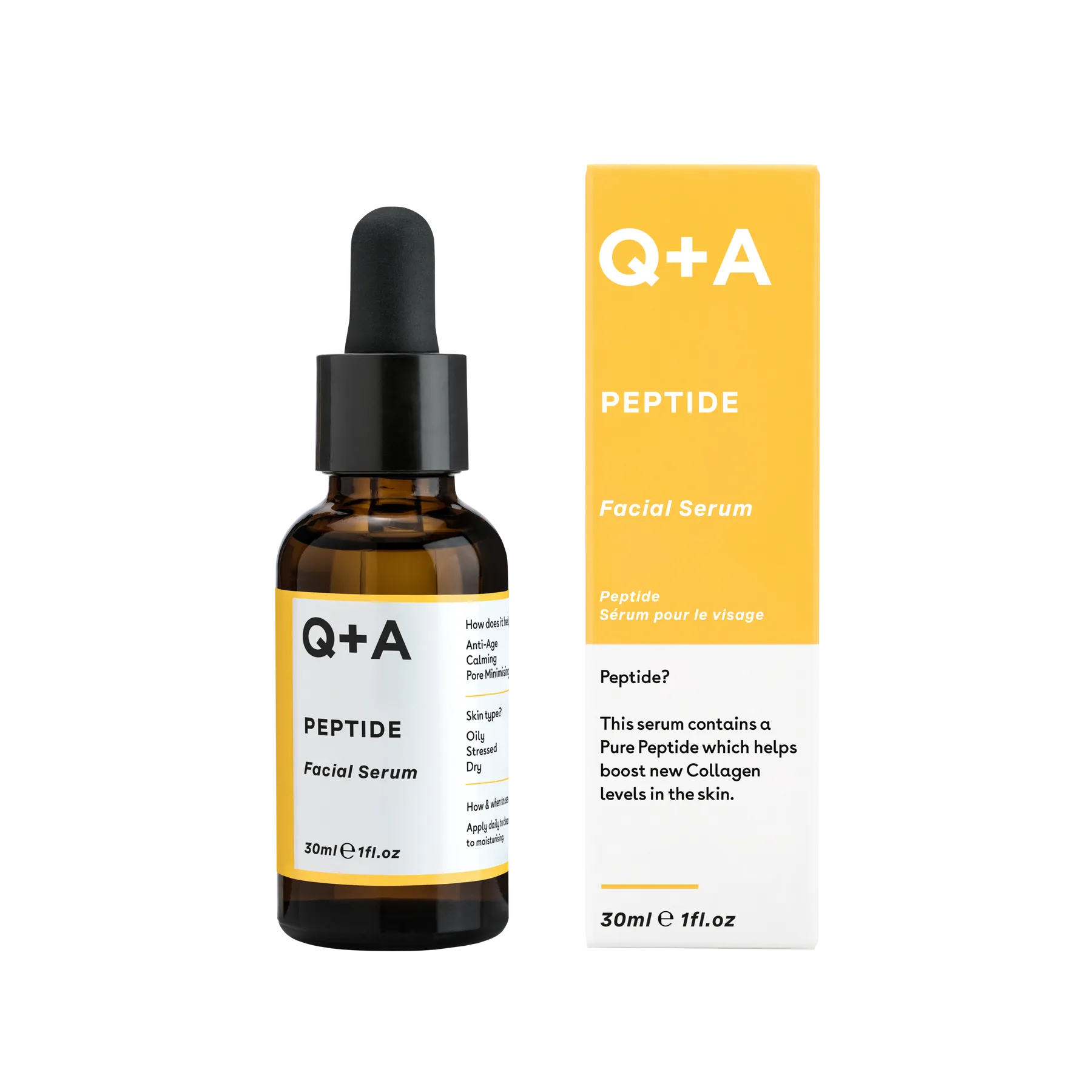 Сироватка для обличчя пептидна Q+A Peptide Facial Serum (Т000149) - фото 2