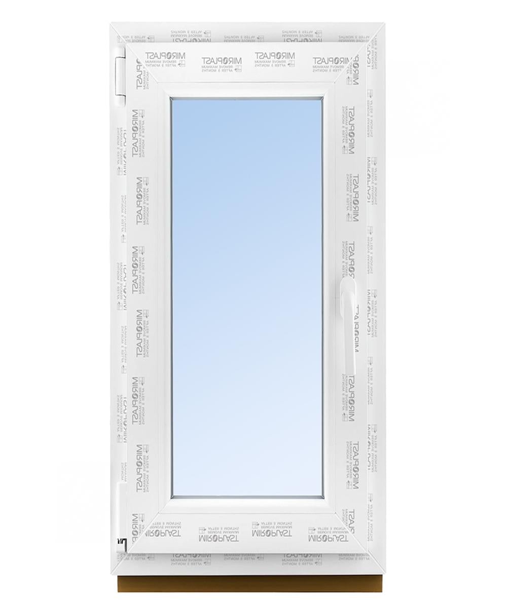 Вікно металопластикове поворотно-відкідне WDS Miroplast з однокамерним склопакетом та енергозбереженням 550х1250 мм (4-16-4I/31887872)