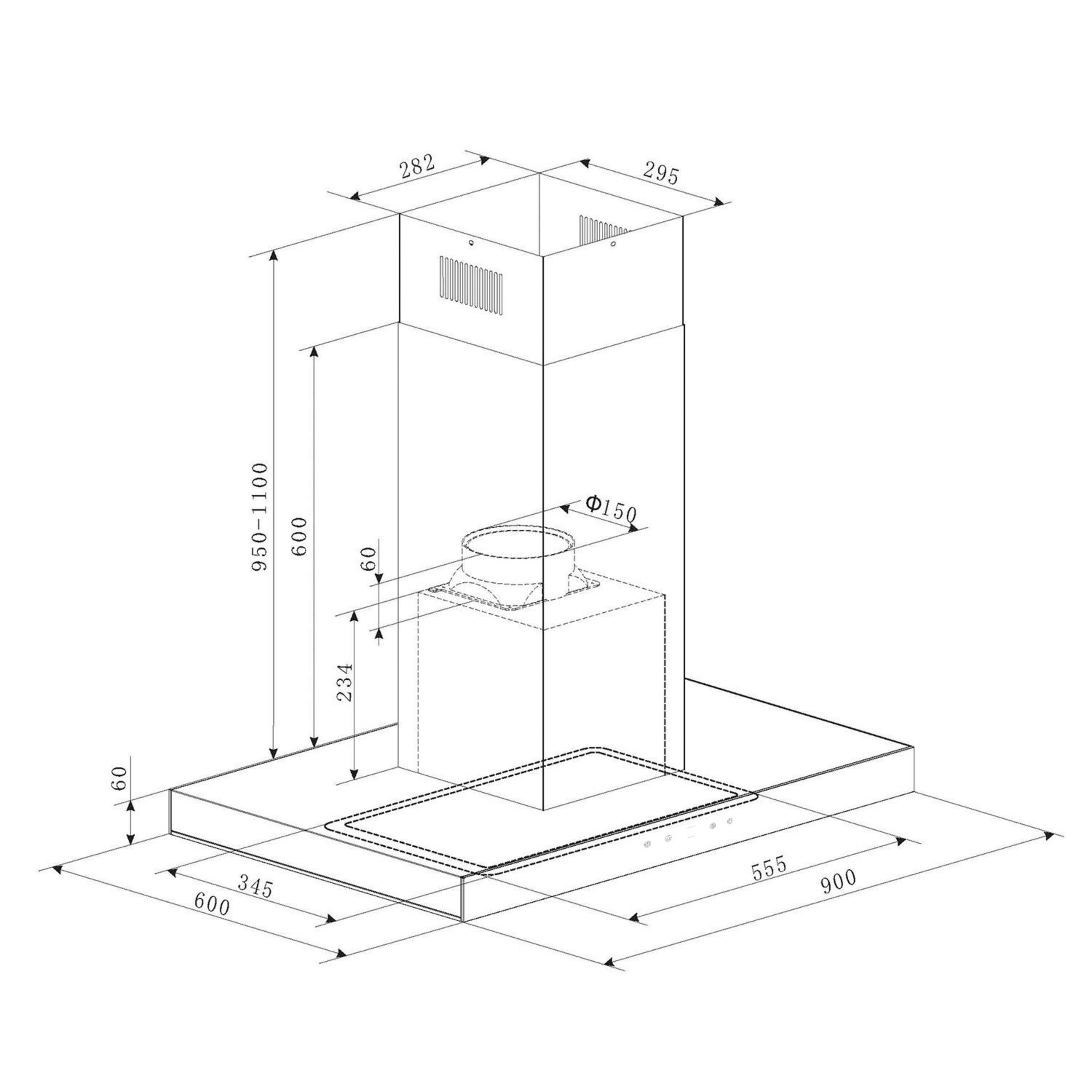 Витяжка кухонна KLARSTEIN Valeria Island 650 м3/год 230 Вт (10032902) - фото 9 Витяжка кухонна KLARSTEIN Valeria Island 650 м3/год 230 Вт (10032902) - фото 9