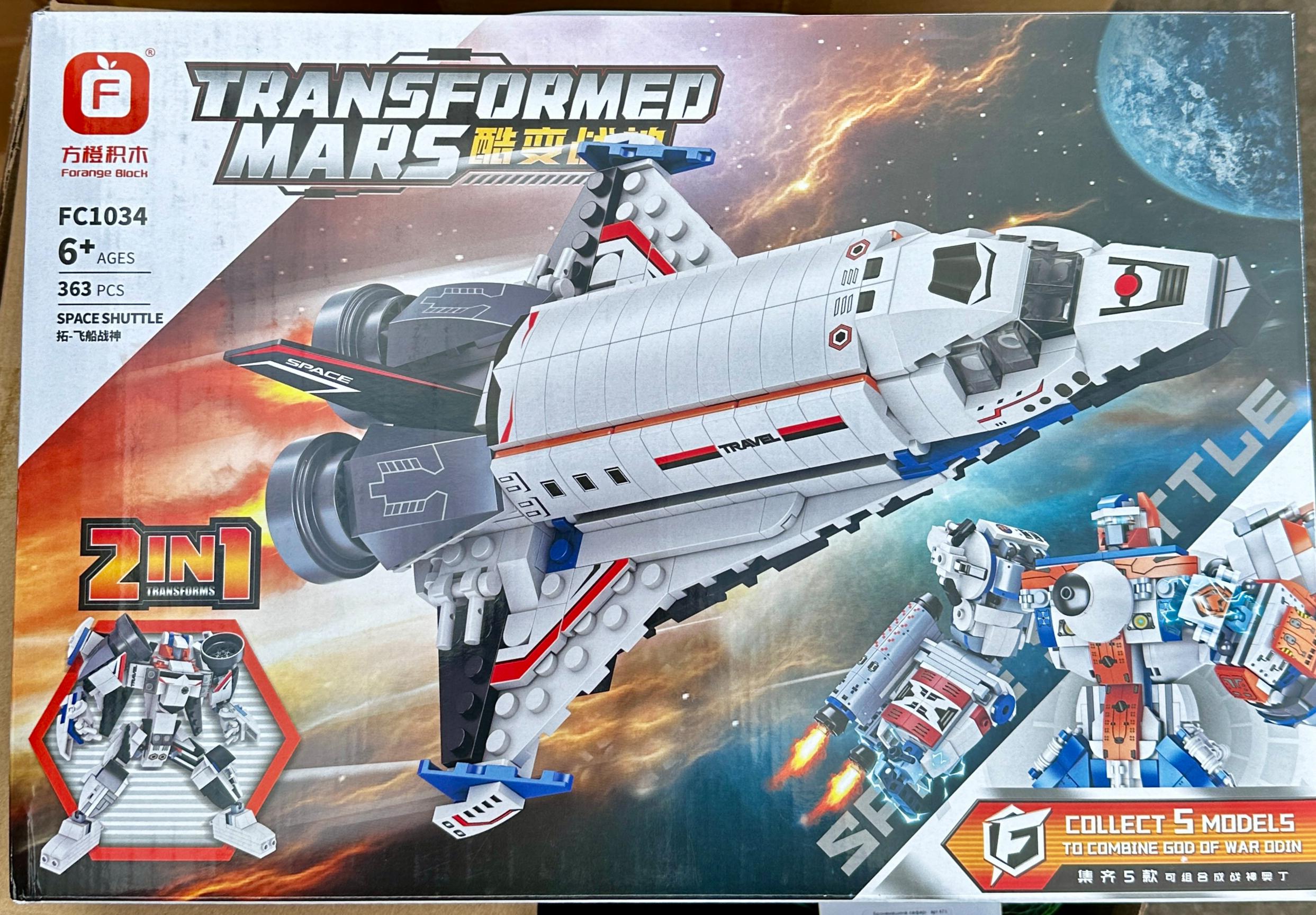 Конструктор Bambi Космический Корабль 2в1 357 деталей (FC1031)