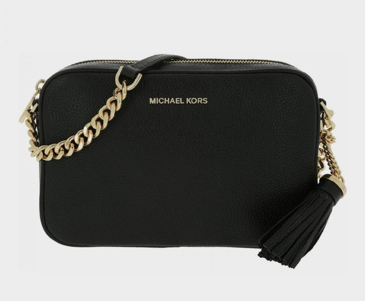 Сумка женская Michael Kors Jet Set Large Black/Gold