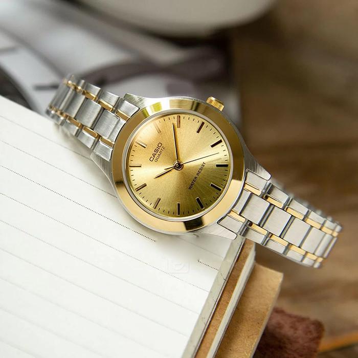 Наручные часы женские Casio LTP-1128G-9A Timeless Collection Lady Timeless Collection Золотой (2915914600)