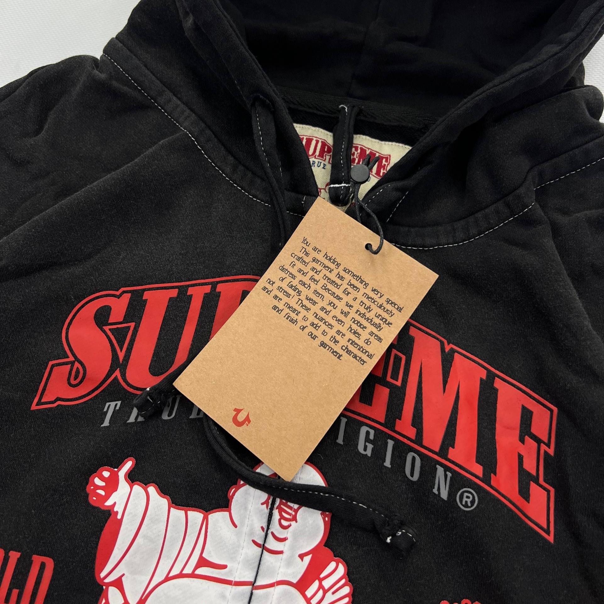 Худі-зіп SupremeхTrue Religion S Black (549103881) - фото 4 Худі-зіп SupremeхTrue Religion S Black (549103881) - фото 4