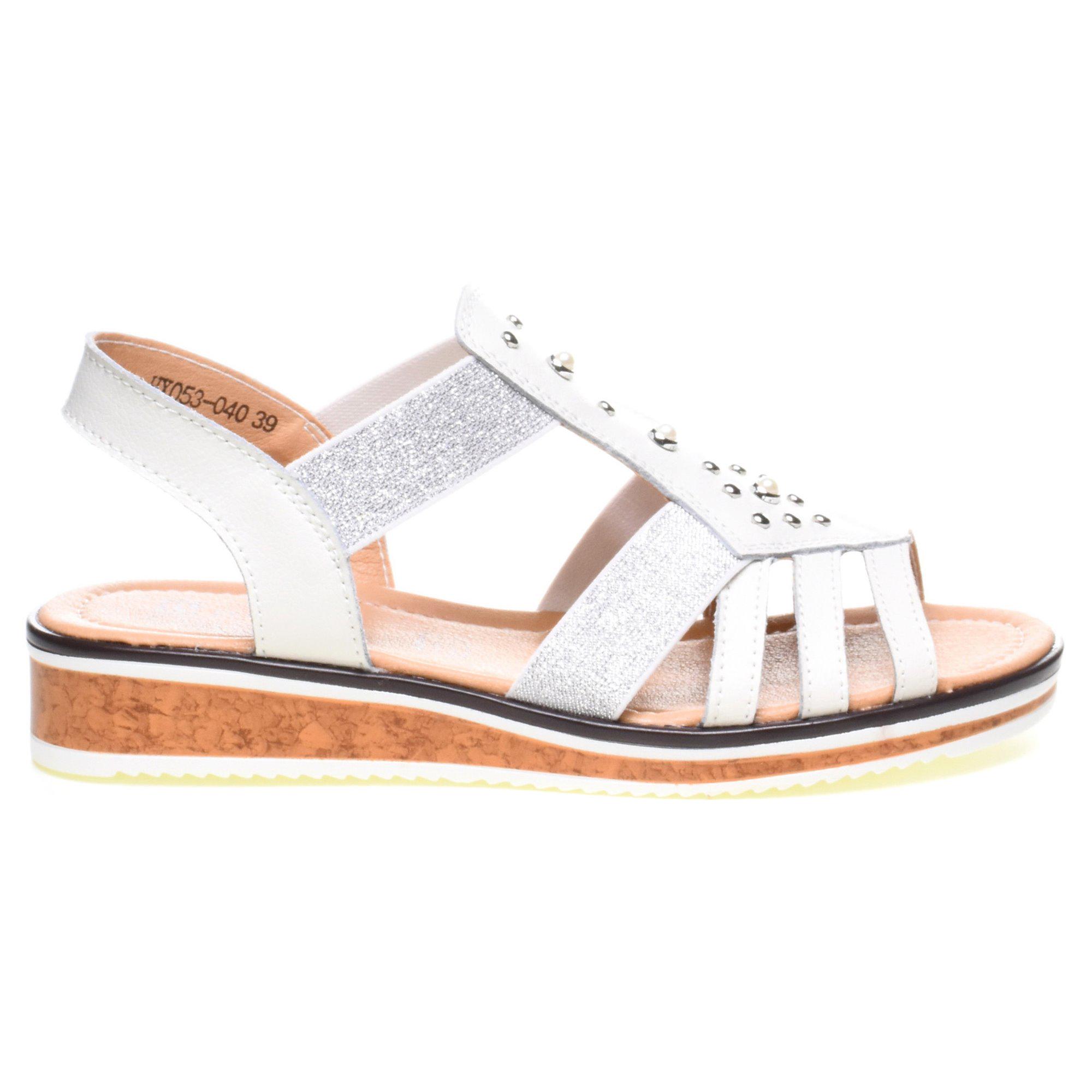 Сандалии женские Baden р. 36 Белый/Серебряный (069698-36) - фото 7 Сандалии женские Baden р. 36 Белый/Серебряный (069698-36) - фото 7