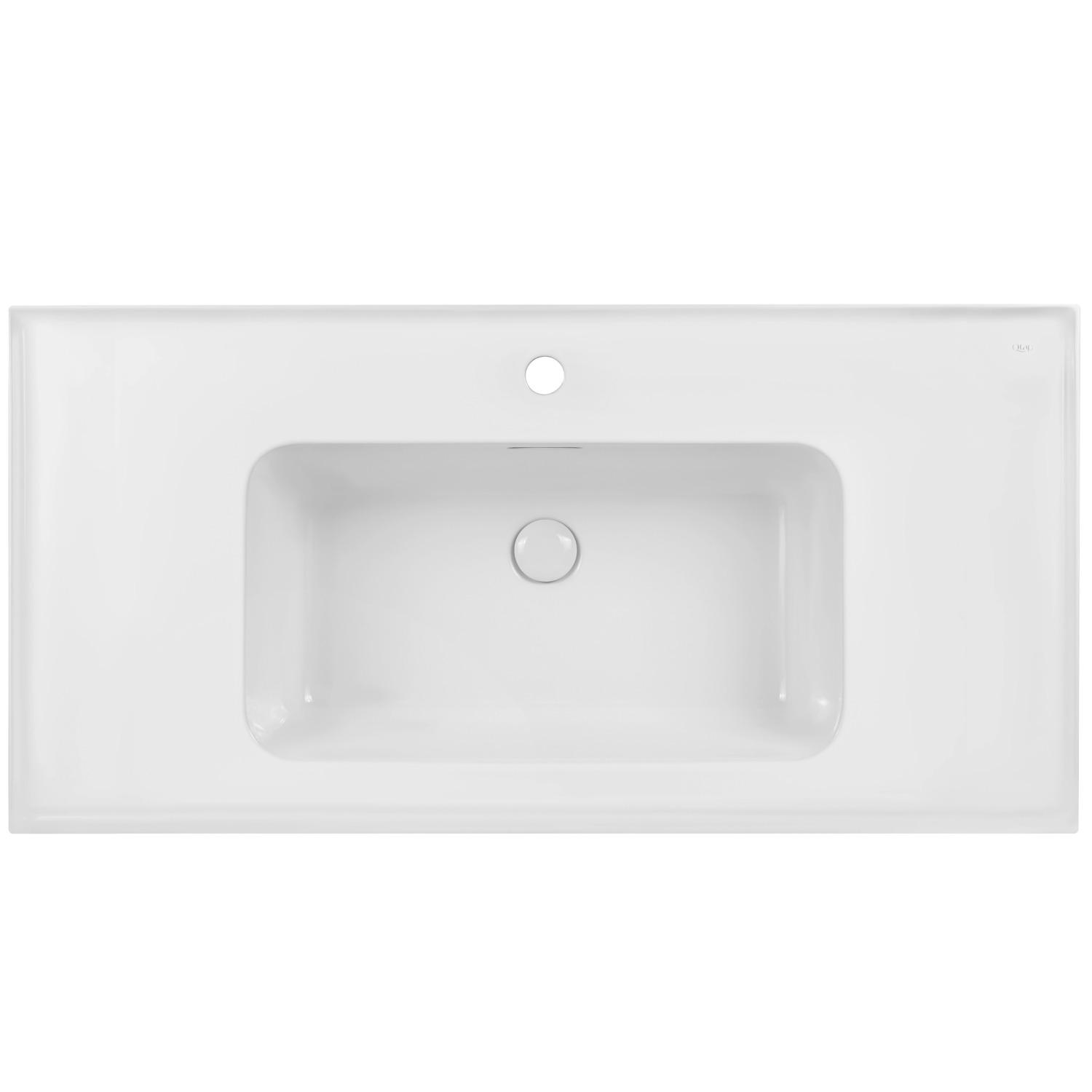 Умывальник врезной Q-tap Albatross A QT01115100AW 1010x500x230 мм Белый (131876)