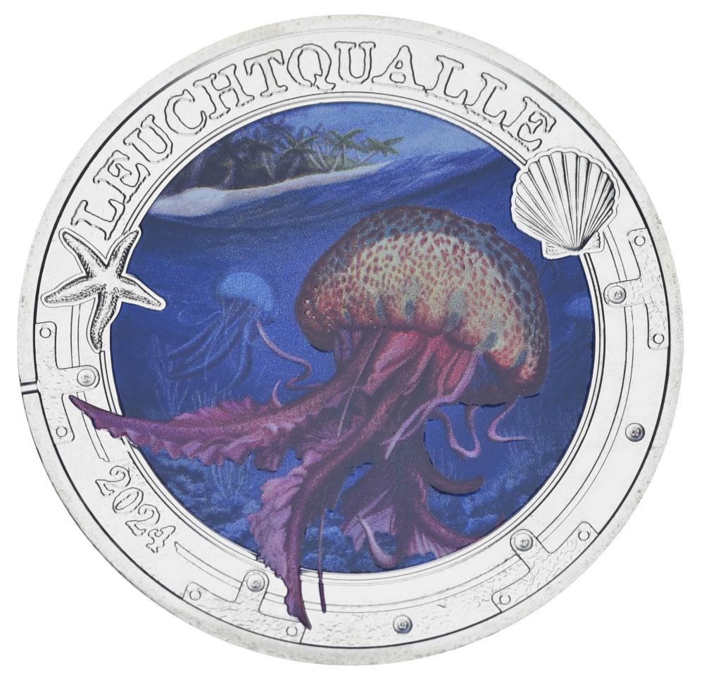 Коллекционная монета Австрия 3 евро 2024 UNC Meduza (М19520)