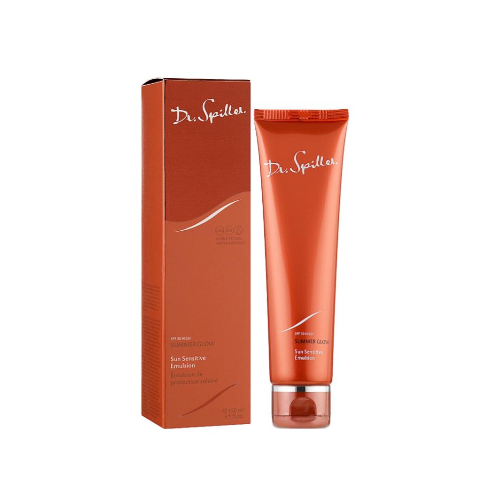 Молочко сонцезахисне для обличчя і тіла Dr. Spiller Summer Glow Sun Sensitive Emulsion SPF30 150 мл