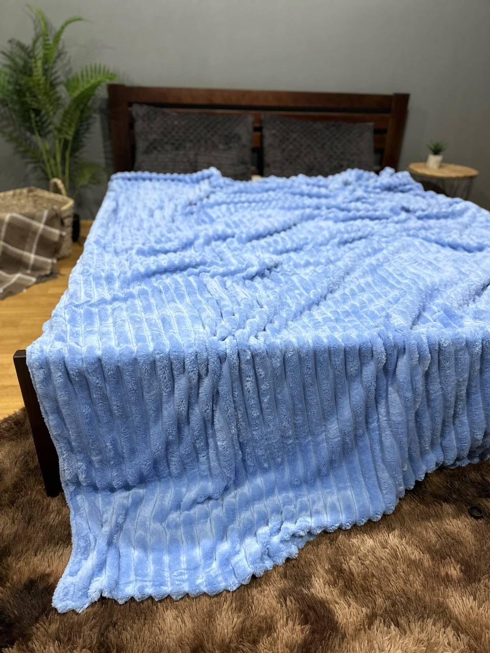 Плед Королівський шарпей полуторний 150х220 см Блакитний (П4К-post-sharp-max-002-2) - фото 3