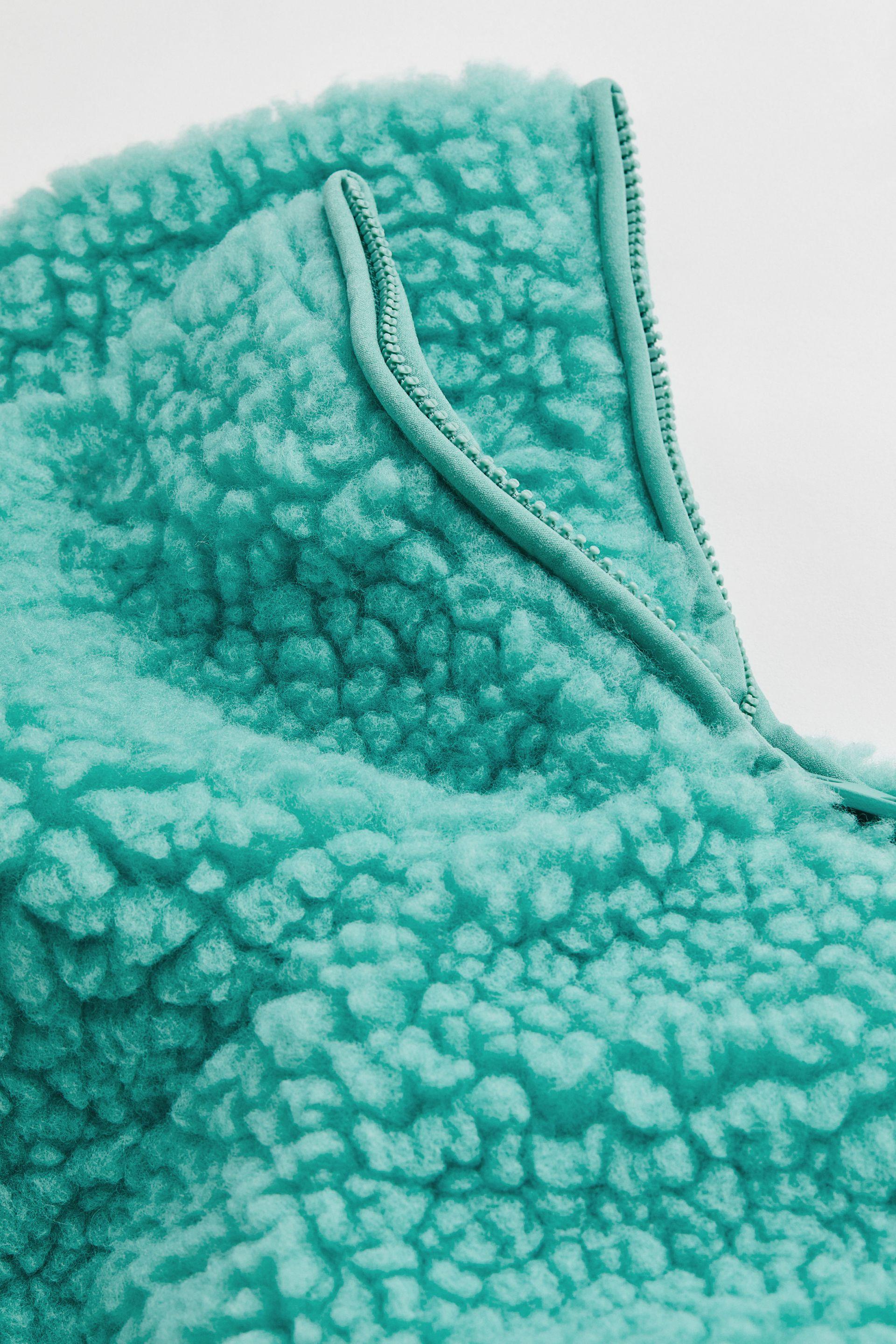 Куртка хутряна оверсайз XS М'ятний (1104624wer) - фото 4