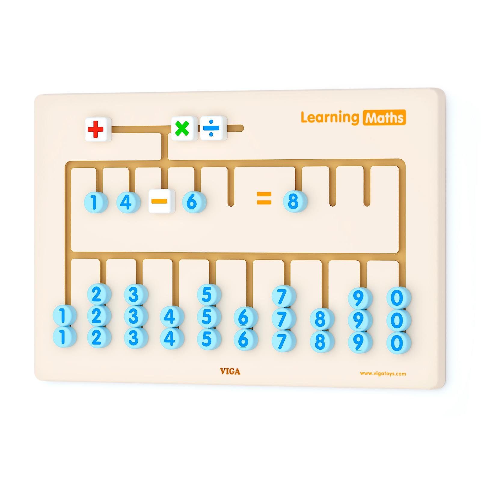 Дерев'яна іграшка навчальна Viga Toys Математика (50675FSC)