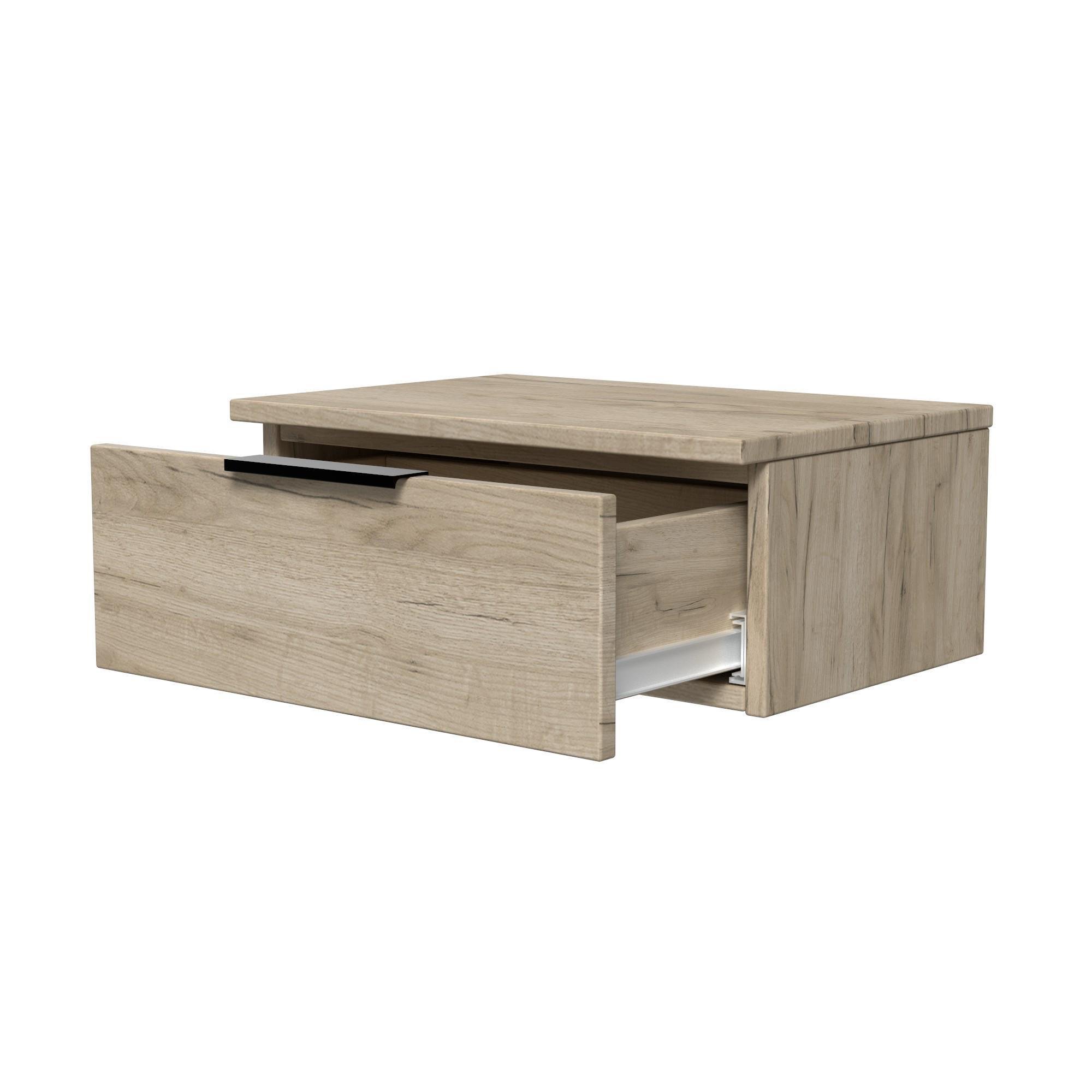 Тумба прикроватная ТП1 SENAM 180х450х310 мм ДСП Дуб Крафт Серый - фото 4