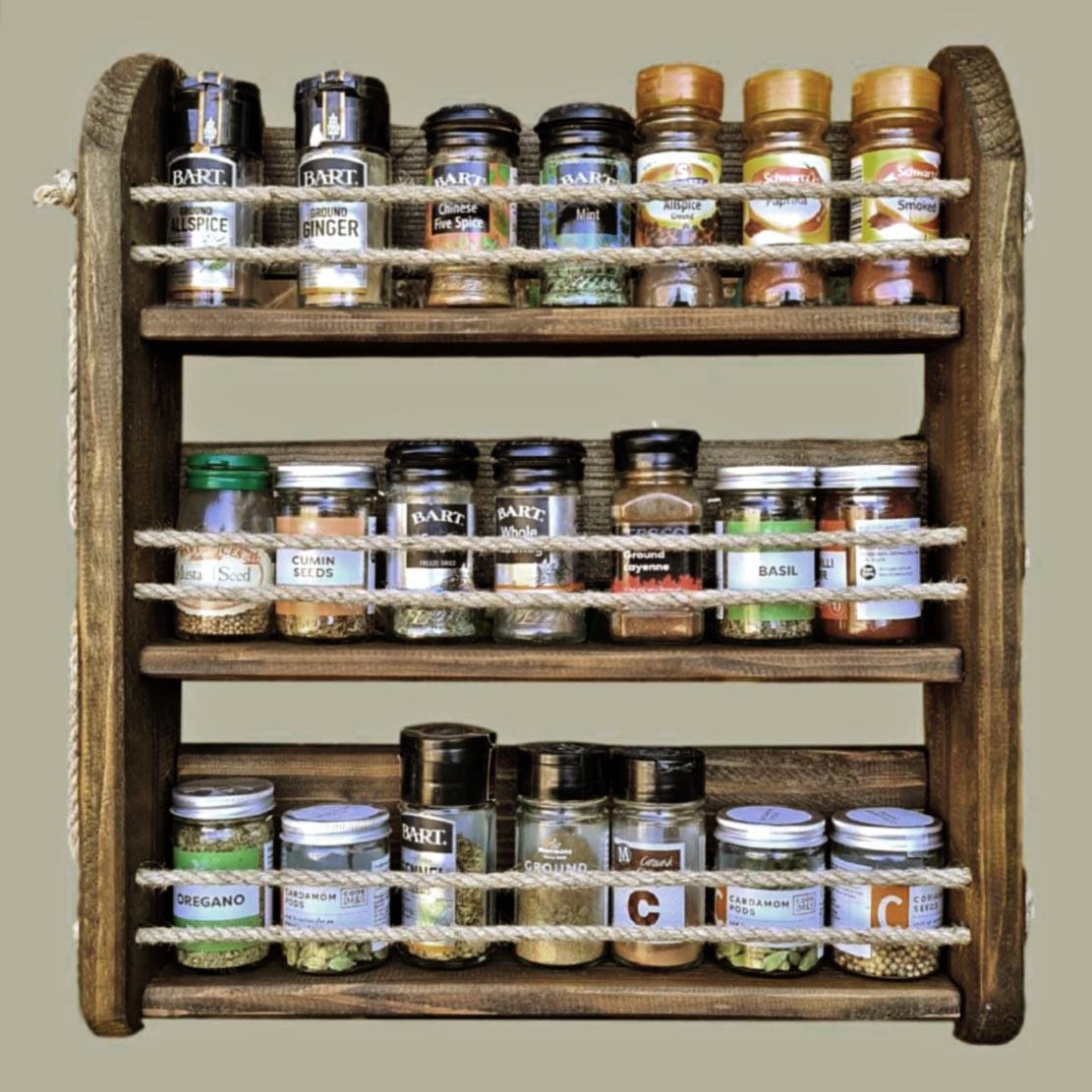 Органайзер для специй из дерева Карбонара Сепия (СПЦ-013008) Органайзер для специй из дерева Карбонара Сепия (СПЦ-013008)