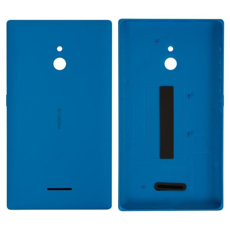 Задняя крышка Nokia XL Dual Sim RM-1030, с боковыми кнопками (синий)