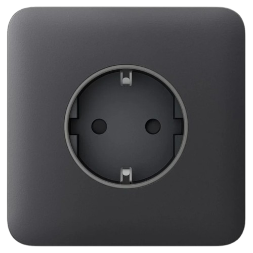 Панель фронтальна Ajax SoloCover type F для вбудованої розетки Графіт (31022330)